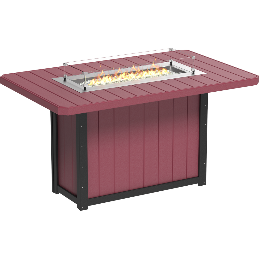 Lumin Fire Table 79" Rectangular