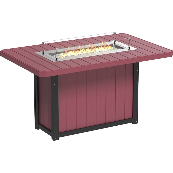 Lumin Fire Table 79" Rectangular