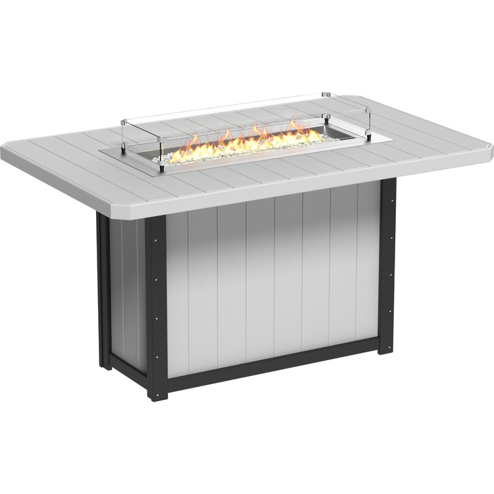 Lumin Fire Table 79" Rectangular