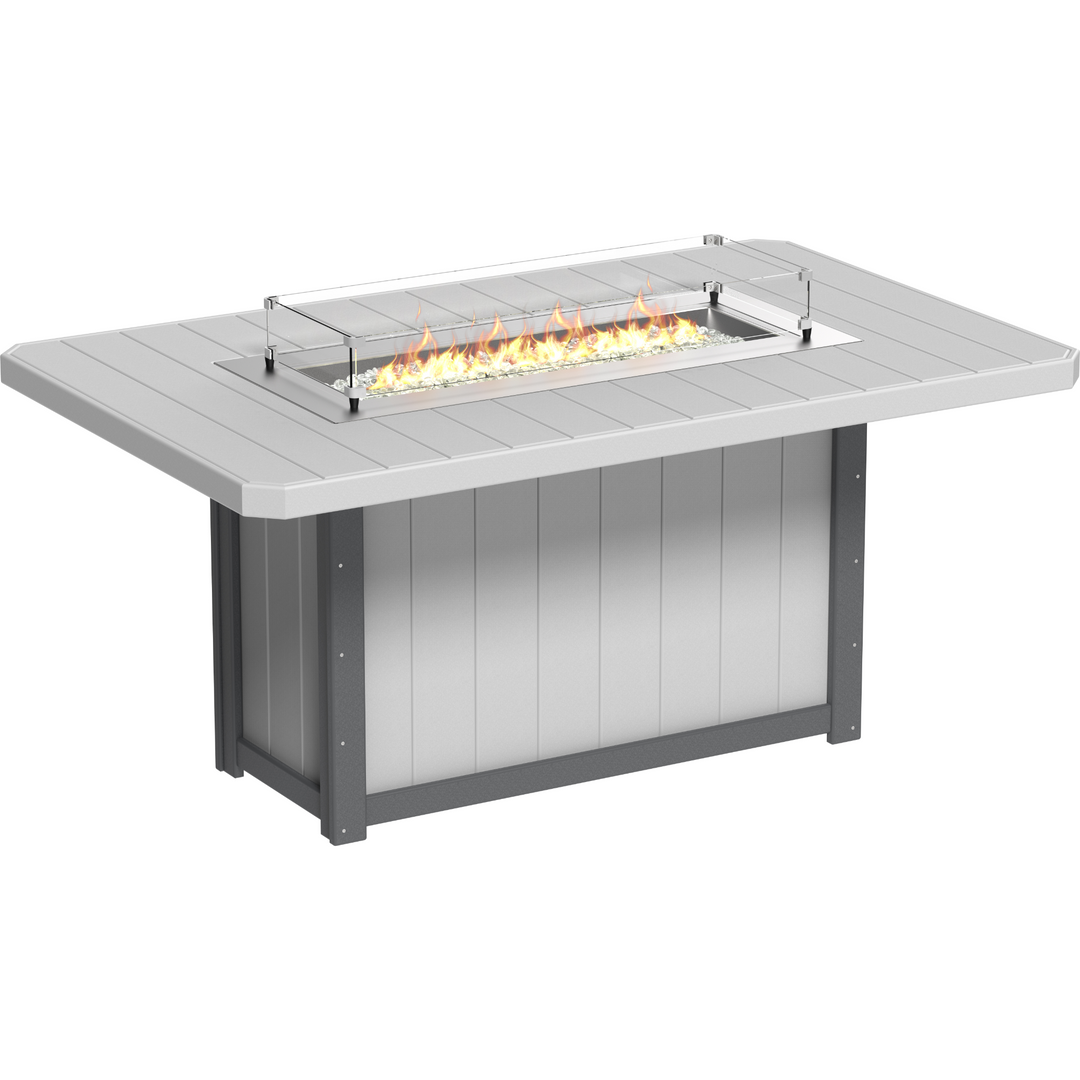 Lumin Fire Table 79" Rectangular