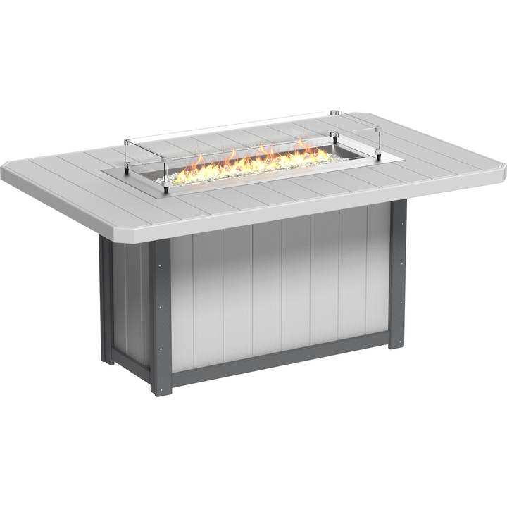 Lumin Fire Table 79" Rectangular