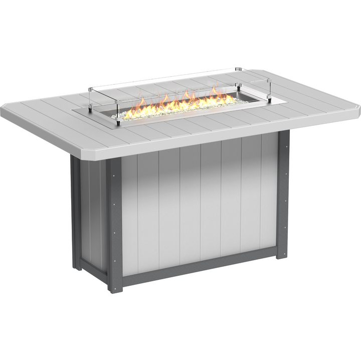 Lumin Fire Table 79" Rectangular