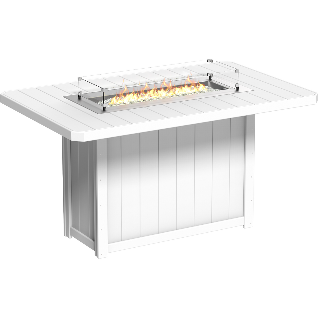 Lumin Fire Table 79" Rectangular