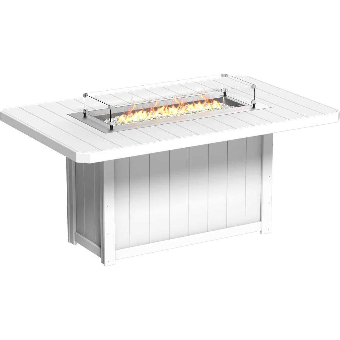 Lumin Fire Table 79" Rectangular