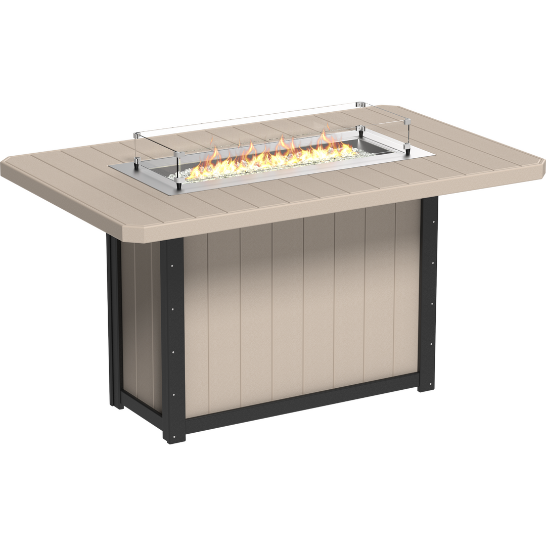 Lumin Fire Table 79" Rectangular