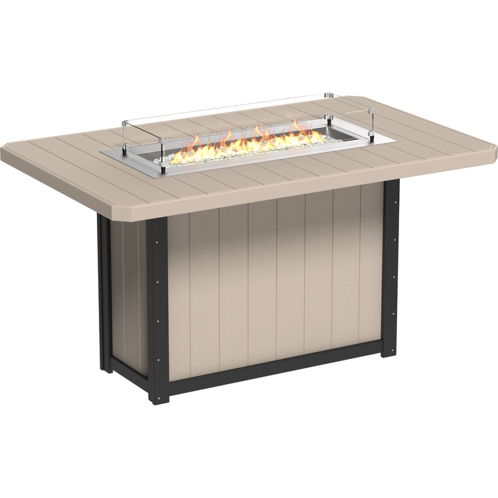 Lumin Fire Table 79" Rectangular