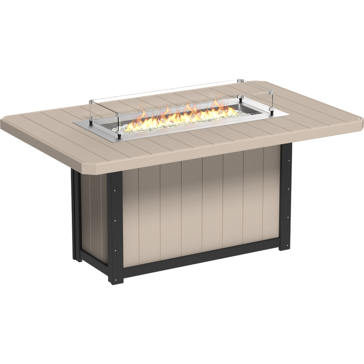 Lumin Fire Table 79" Rectangular