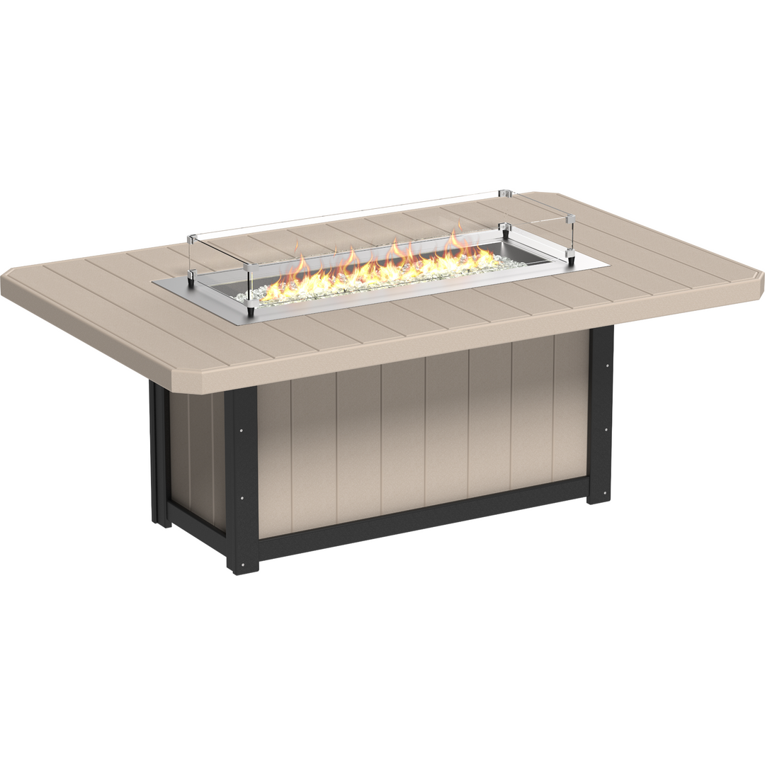 Lumin Fire Table 79" Rectangular