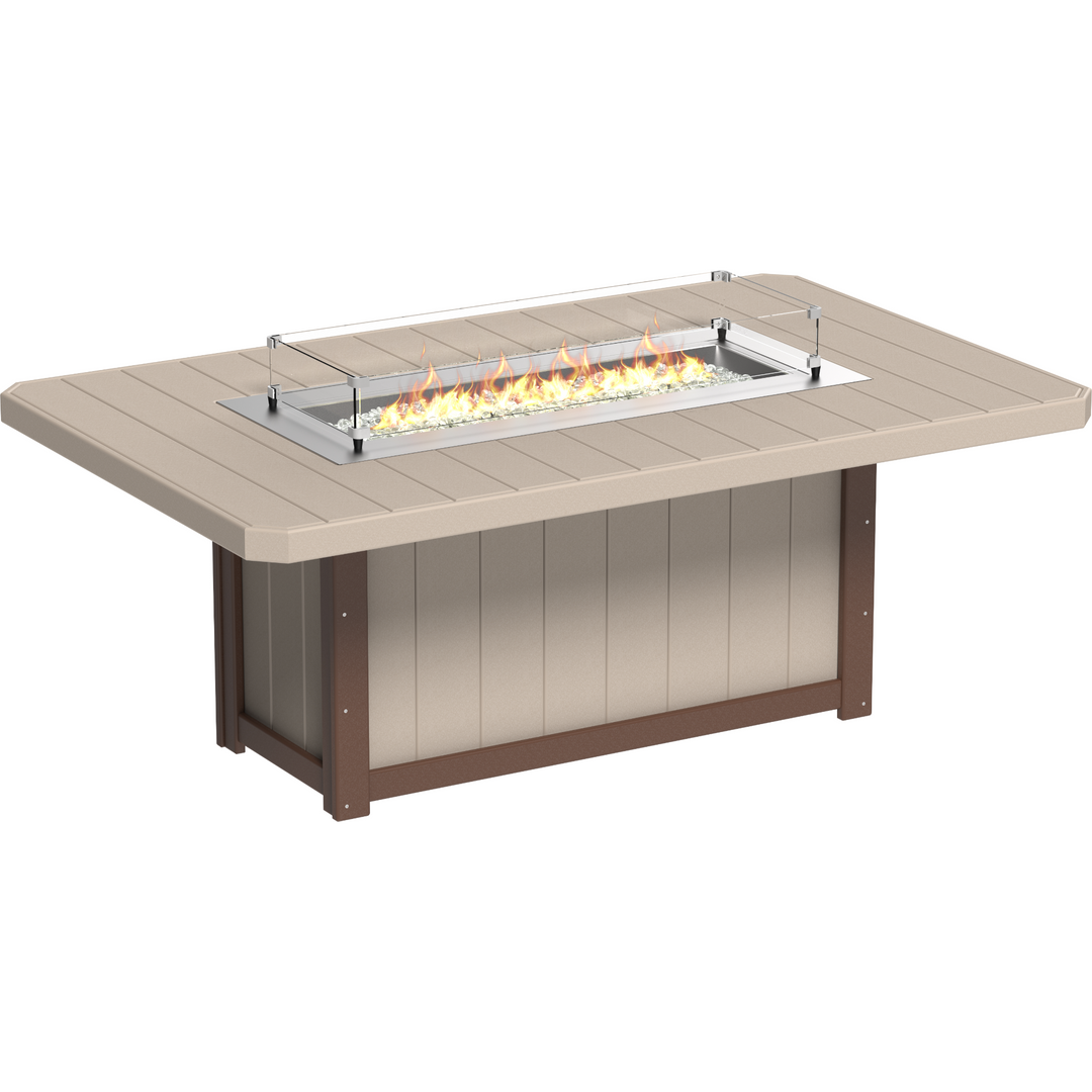 Lumin Fire Table 79" Rectangular