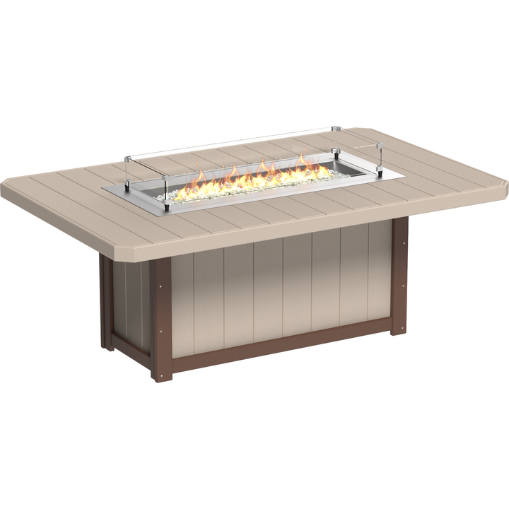 Lumin Fire Table 79" Rectangular
