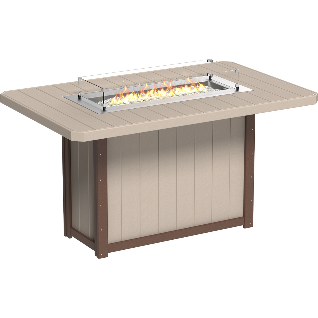 Lumin Fire Table 79" Rectangular
