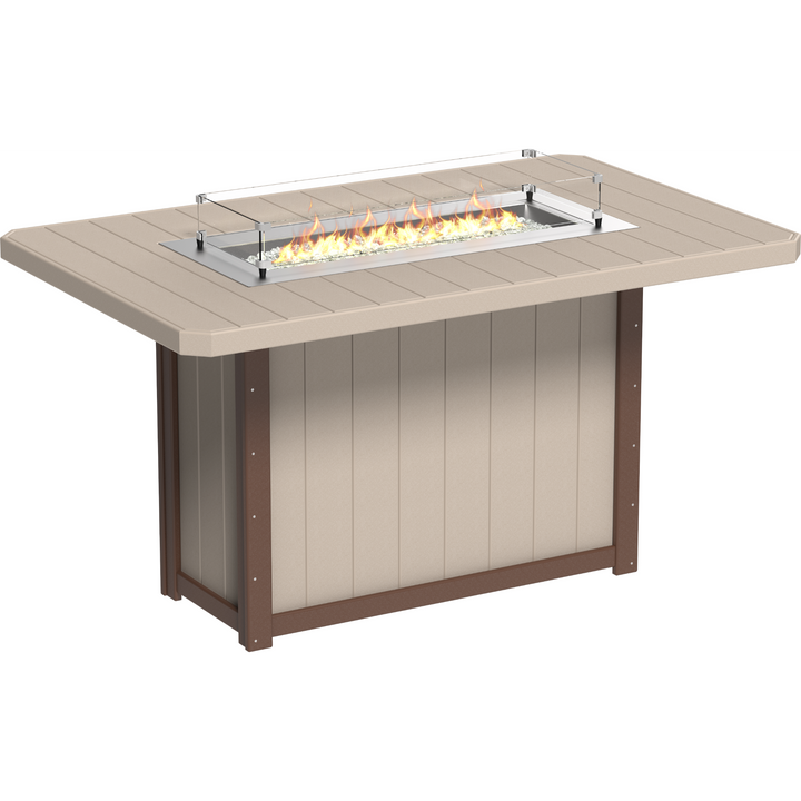 Lumin Fire Table 79" Rectangular