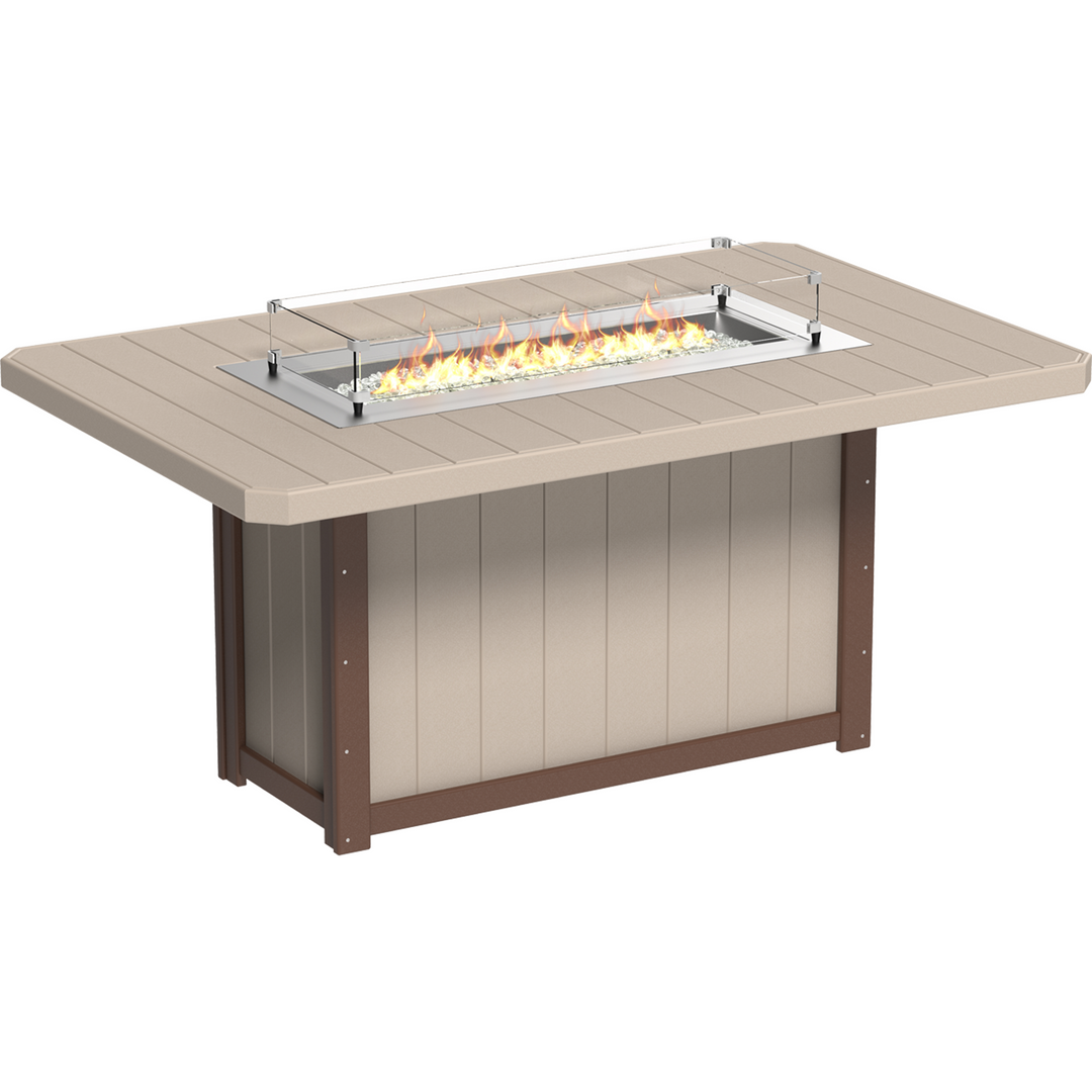 Lumin Fire Table 79" Rectangular