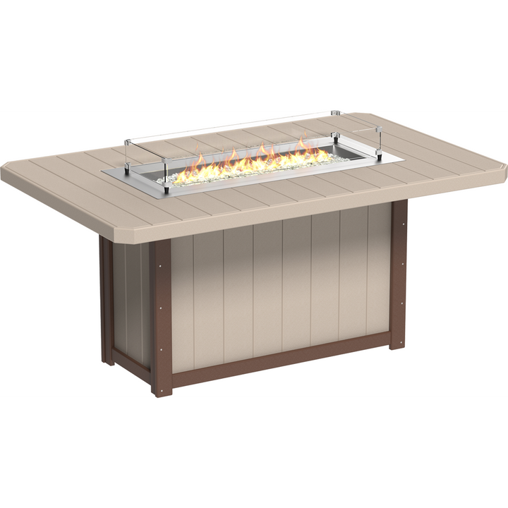 Lumin Fire Table 79" Rectangular