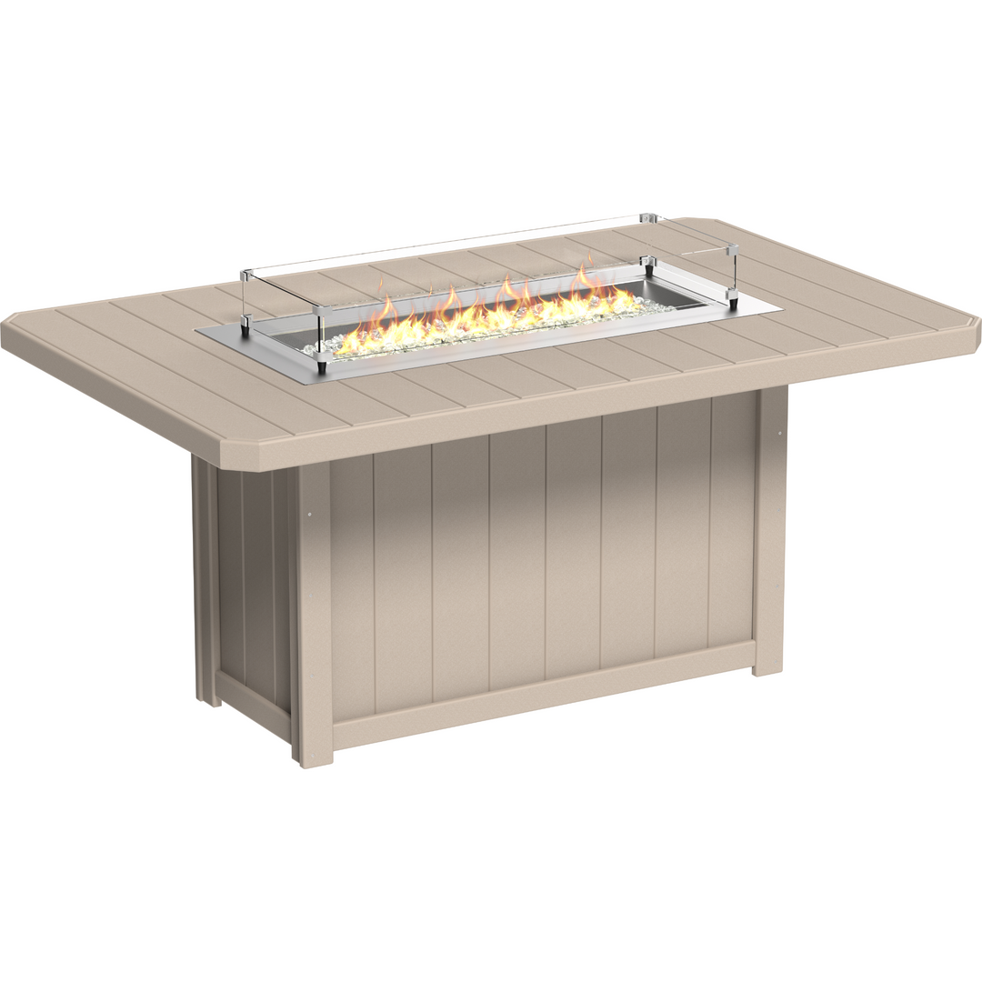 Lumin Fire Table 79" Rectangular