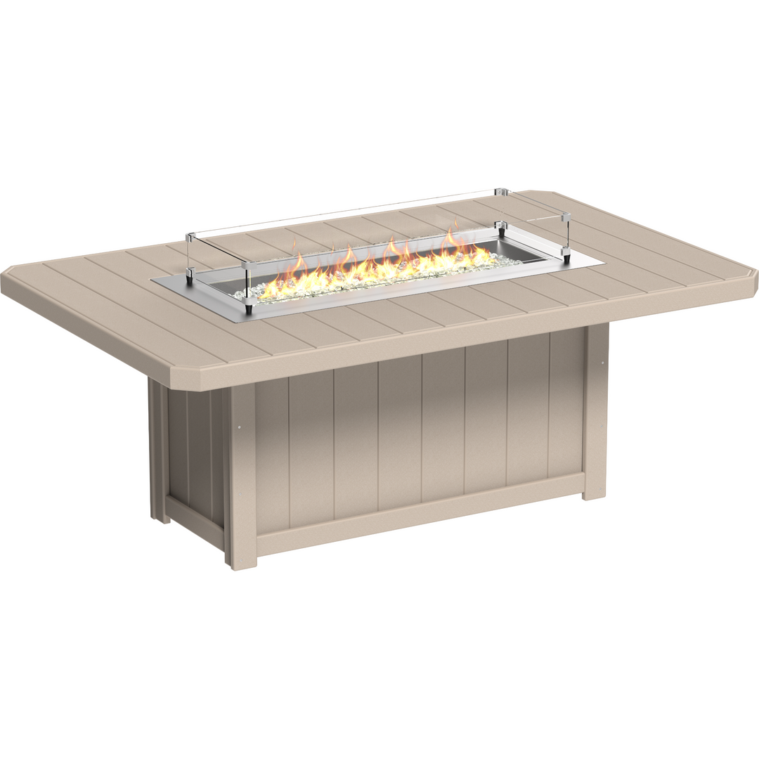 Lumin Fire Table 79" Rectangular