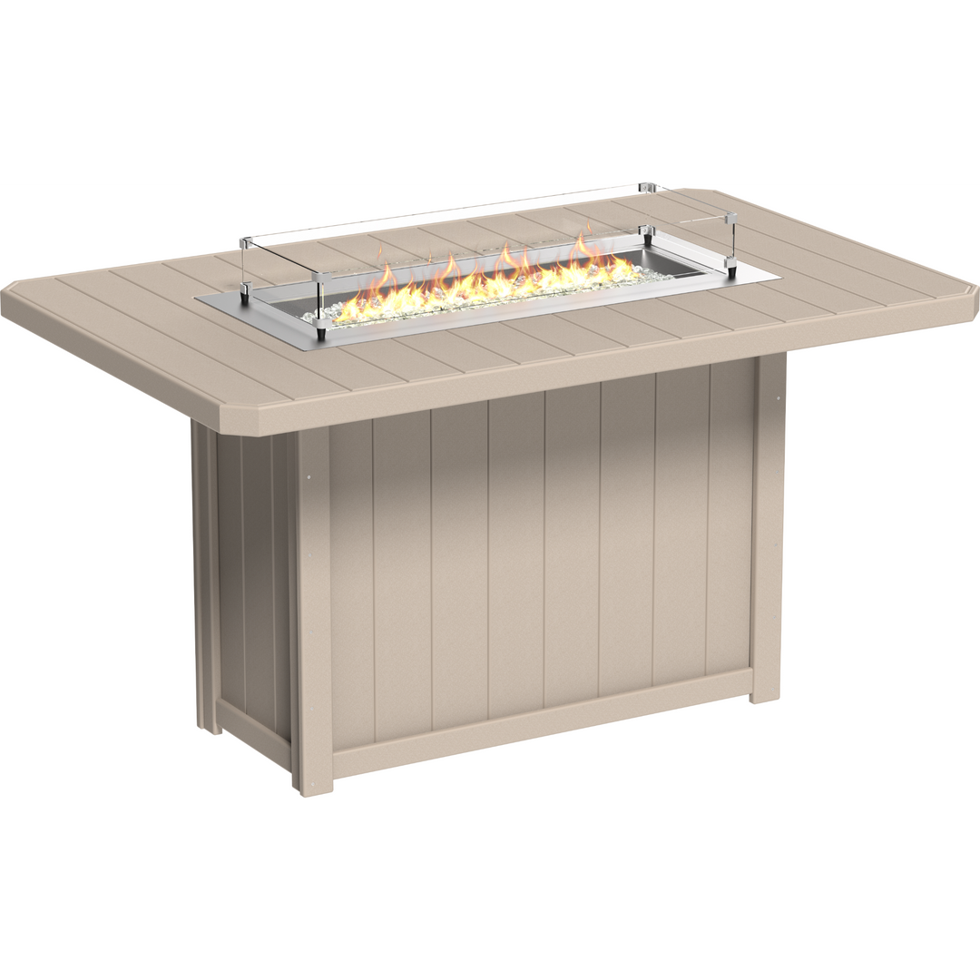 Lumin Fire Table 79" Rectangular