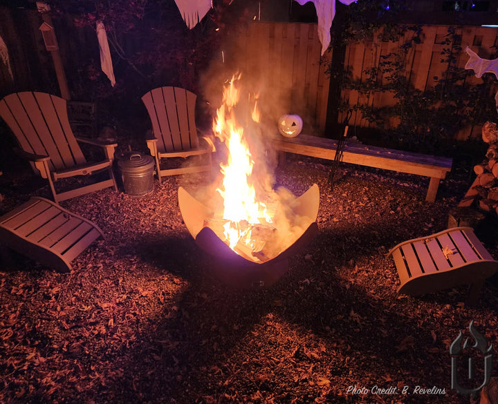 Fire Flower Artisan Fire Bowl /Made in USA / By Ohio Flame