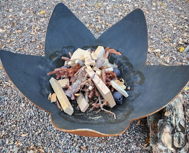 Fire Flower Artisan Fire Bowl /Made in USA / By Ohio Flame
