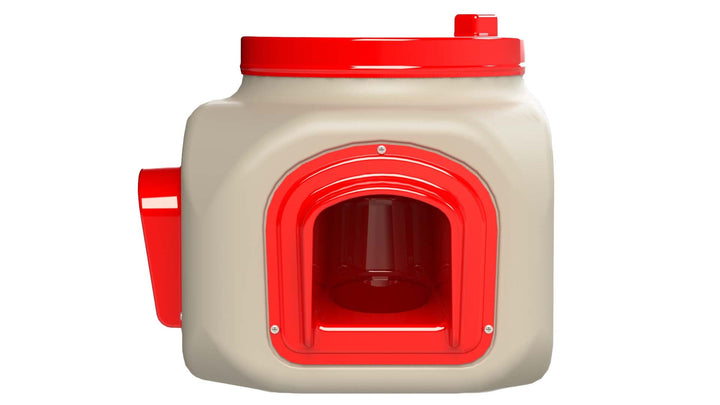 Compact Chicken Feeder by Over EZ Chicken Coops