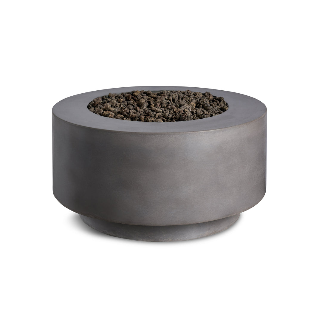 Round Cylindrical Concrete Fire Bowl / by Crete Design
