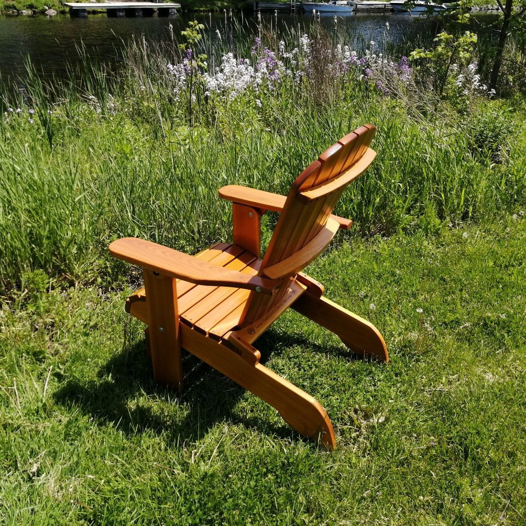 Wooden Royal Upright Adirondack Chair, easiest to get in and out of