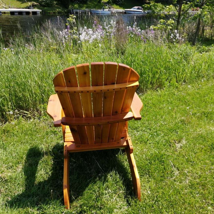 Wooden Royal Upright Adirondack Chair, easiest to get in and out of