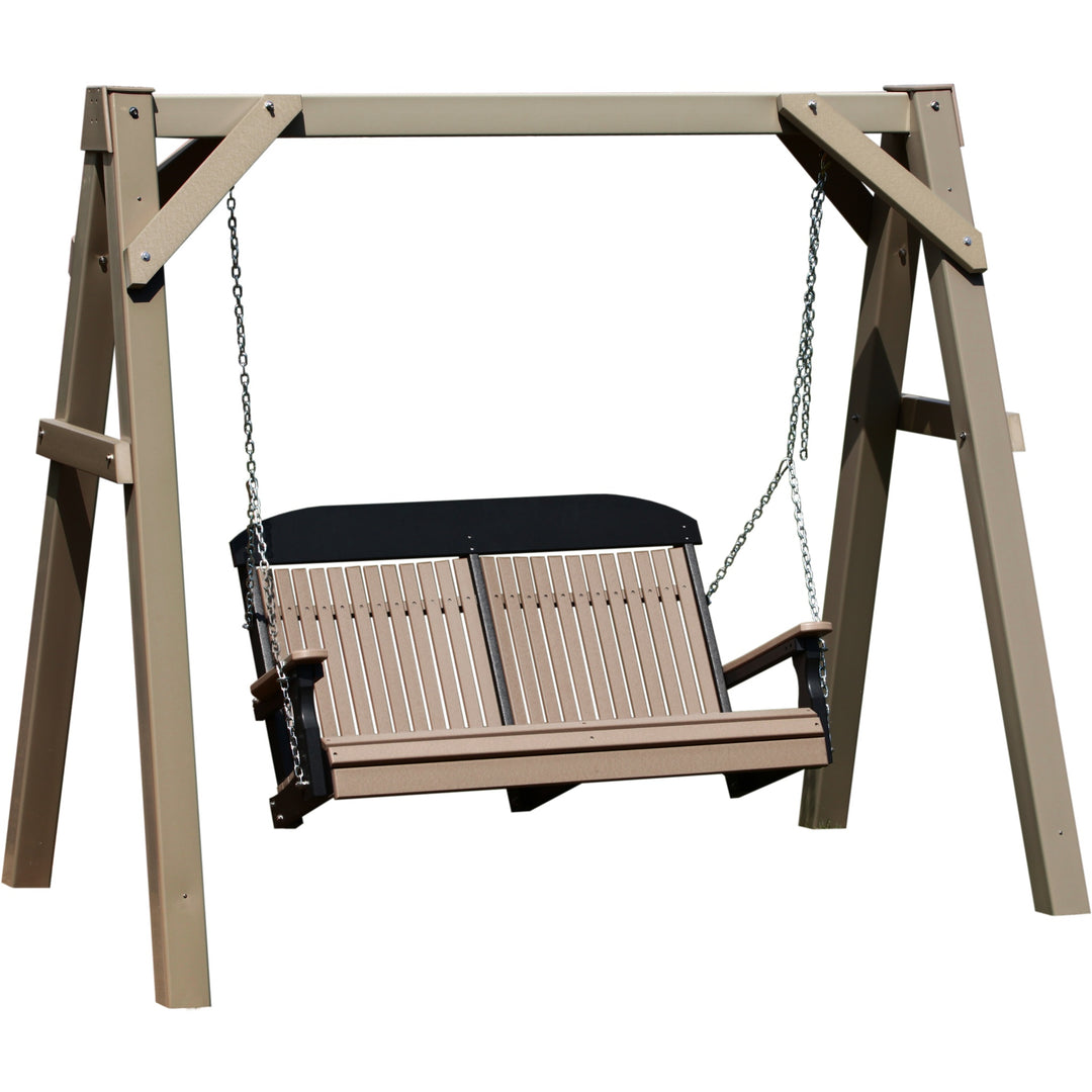 A-Frame Vinyl Swing Stand