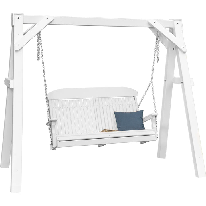 A-Frame Vinyl Swing Stand