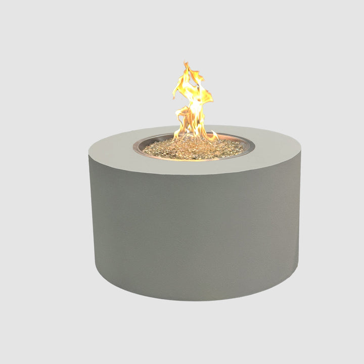 Vosera Round Gas Fire Pit Table