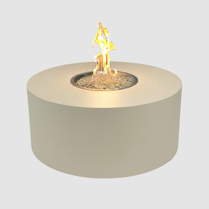 Vosera Round Gas Fire Pit Table