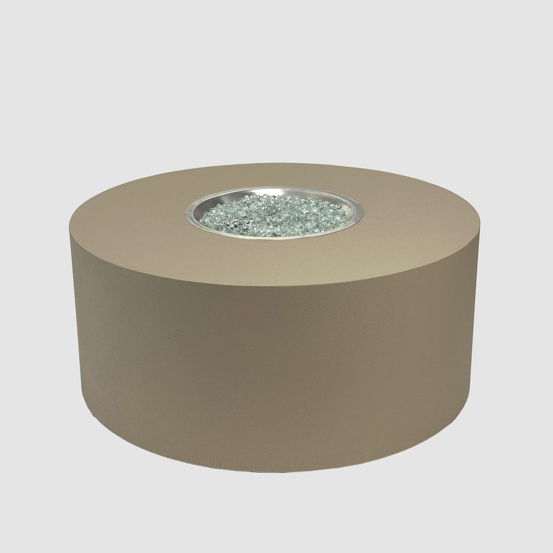 Vosera Round Gas Fire Pit Table
