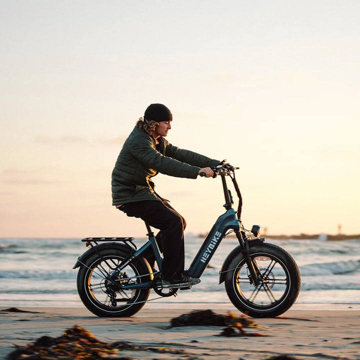 Ranger S Electric Bike for Adults, 1400W Peak Motor Foldable Ebike, 48V 14.4AH Removable Battery Commuter E-Bike with Hydraulic Brakes, 20" Fat Tire Step-Thru Electric Bicycle, UL2849