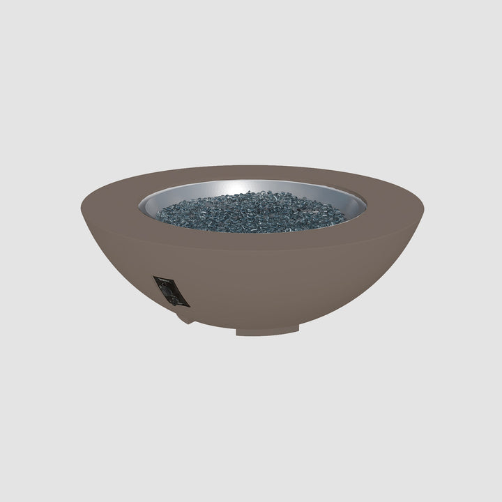 Cove Concrete Bowl Gas Fire Pit