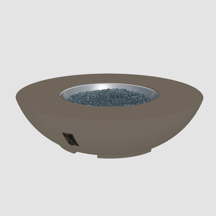 Cove Concrete Bowl Gas Fire Pit