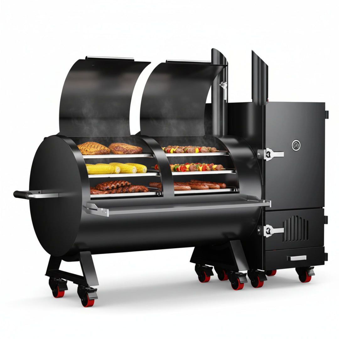 IronCrest SmokeCommand DualChamber Pro Pellet Grill