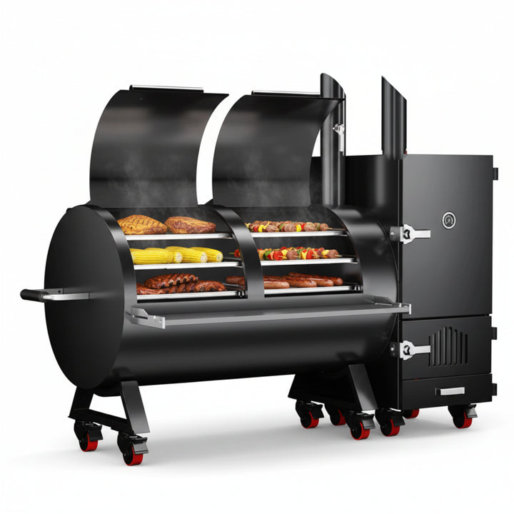 IronCrest SmokeCommand DualChamber Pro Pellet Grill