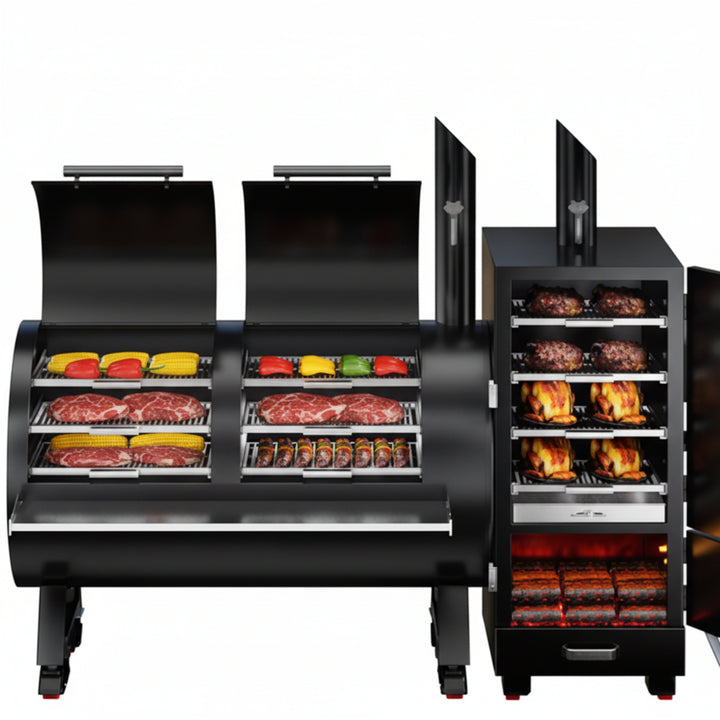 IronCrest SmokeCommand DualChamber Pro Pellet Grill
