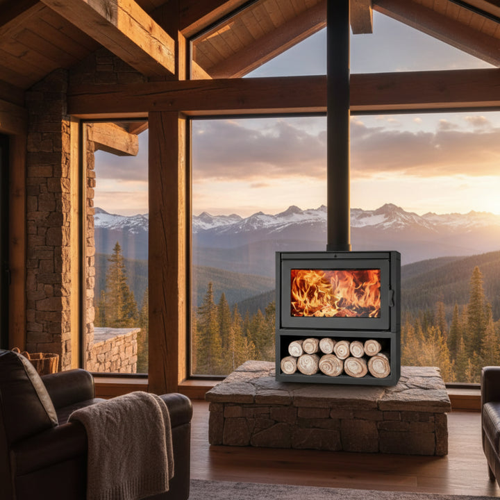 NordFlame Panorama HearthLine Wood Stove