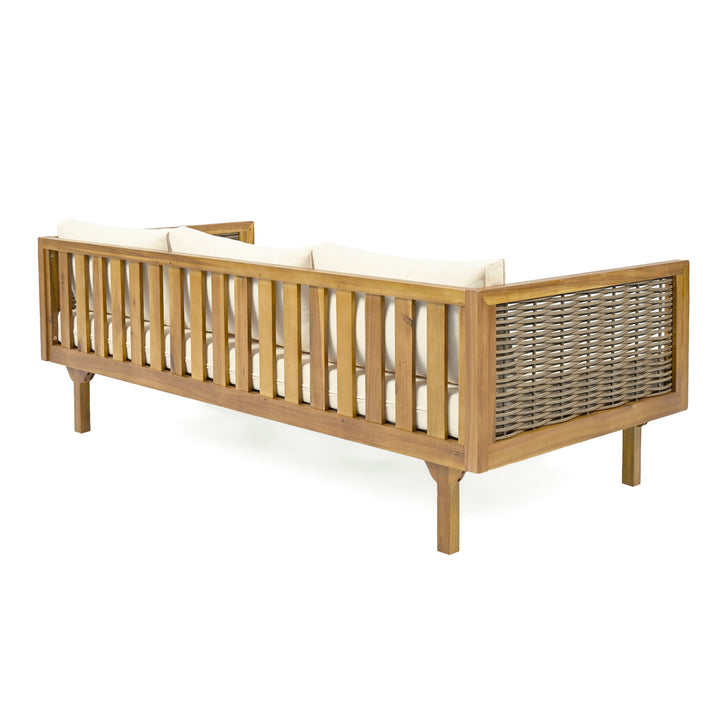 Claremont 3-Seater Daybed and Acacia Wood Patio Table