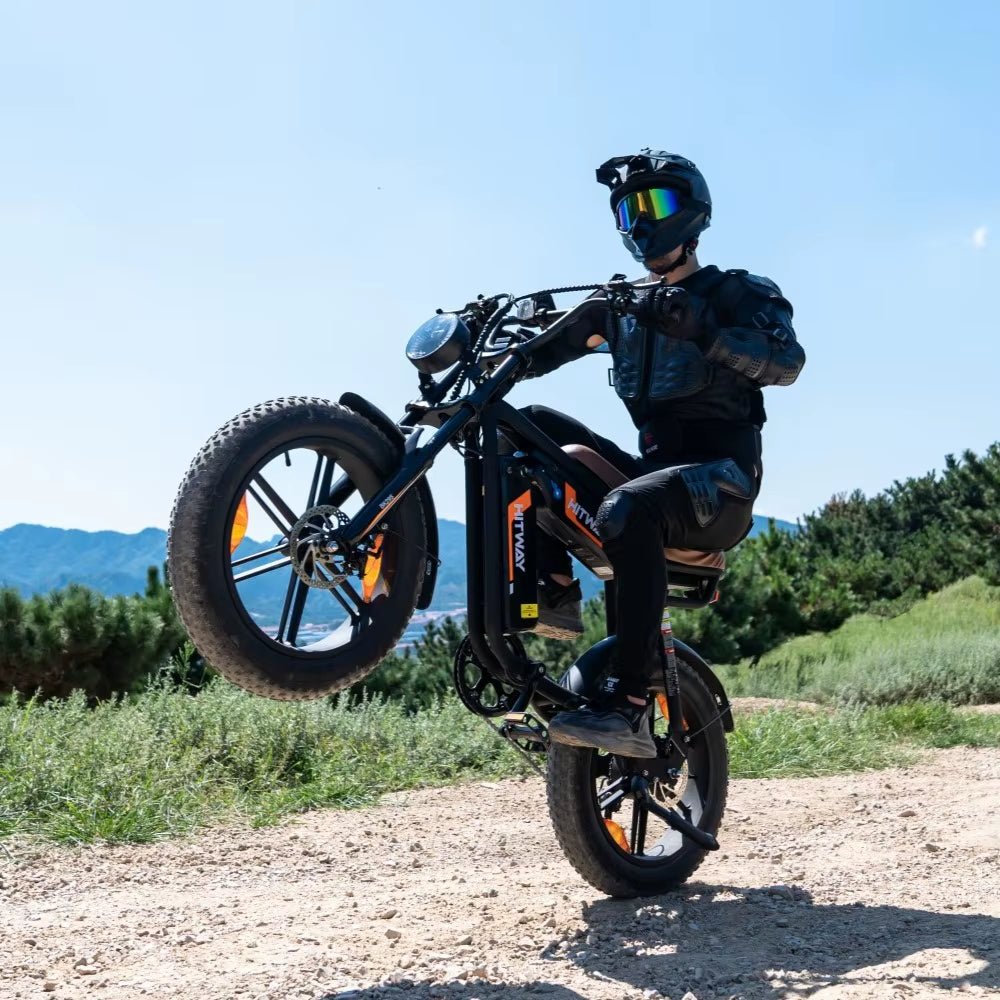 48V 26Ah Dual Battery, Mountain Fat Tire E-Bike