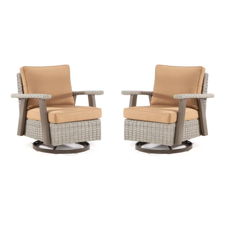 Mezie 2 - Person Patio Conversation Sets with Cushions