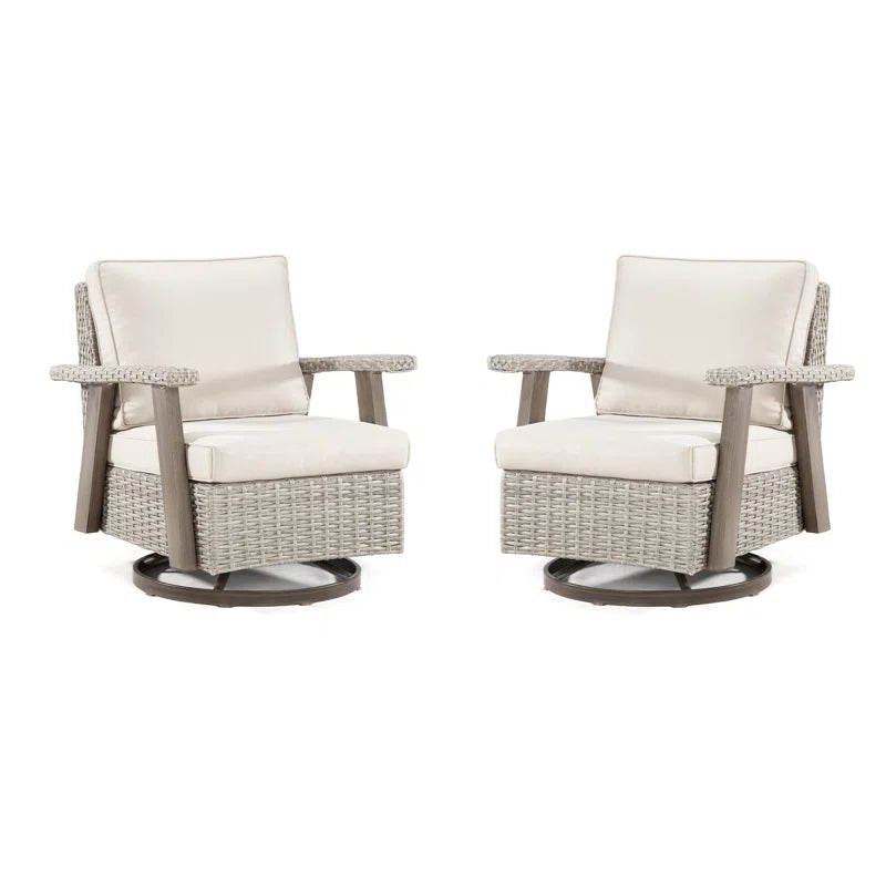 Mezie 2 - Person Patio Conversation Sets with Cushions