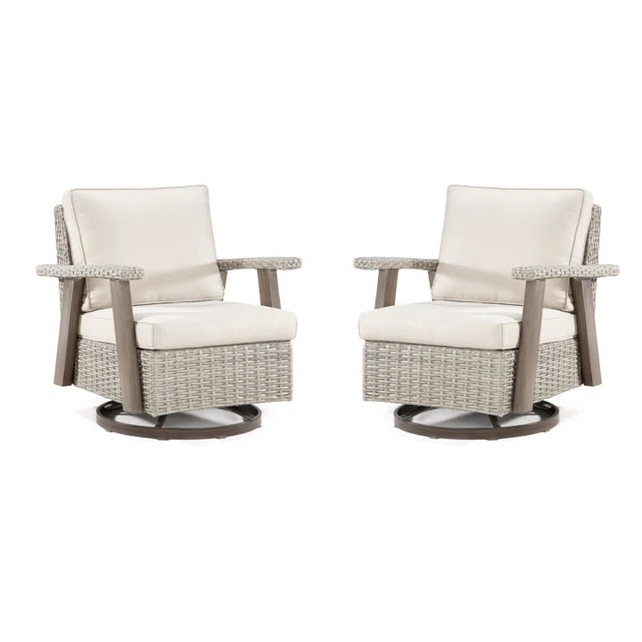 Mezie 2 - Person Patio Conversation Sets with Cushions