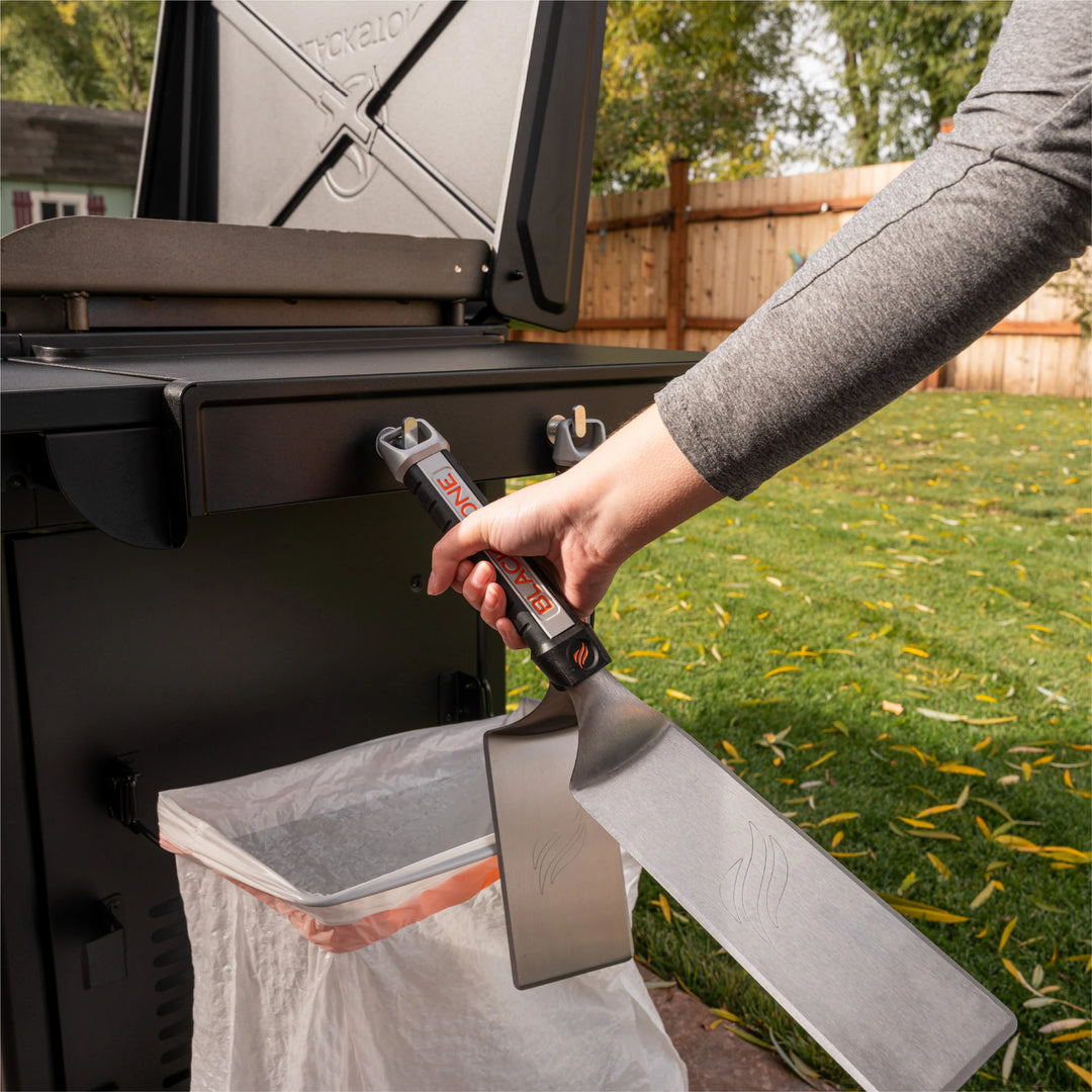36In Culinary Cabinet Omnivore Griddle with Folding Prep Table 4 -Burner Liquid Propane Flat Top Grill