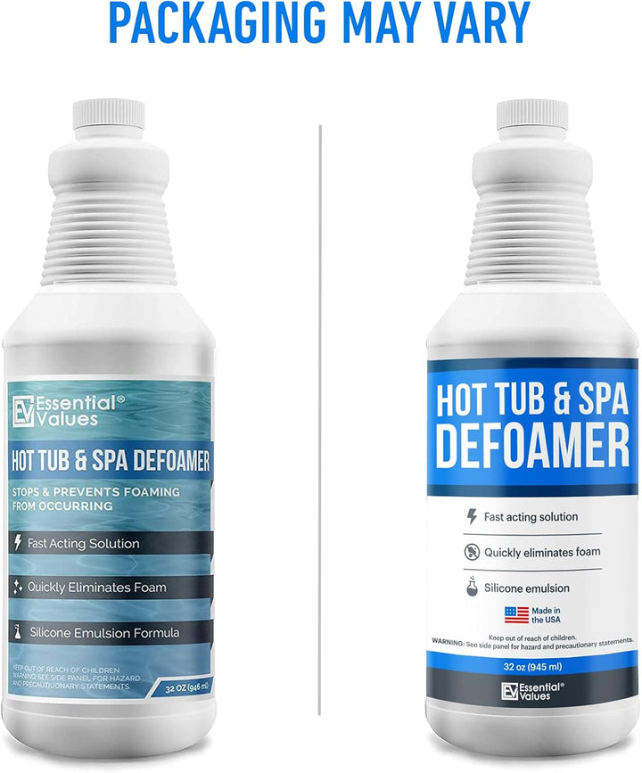 Defoamer Hot Tub - Versatile Hot Tub Chemicals without Residue or Cloudy Water - Easy to Use, Fast-Acting Hot Tub Defoamer for Clear, Comfortable Spa Experience