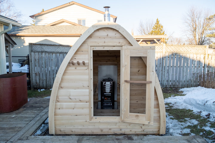 LeisureCraft CT MiniPOD Sauna exterior