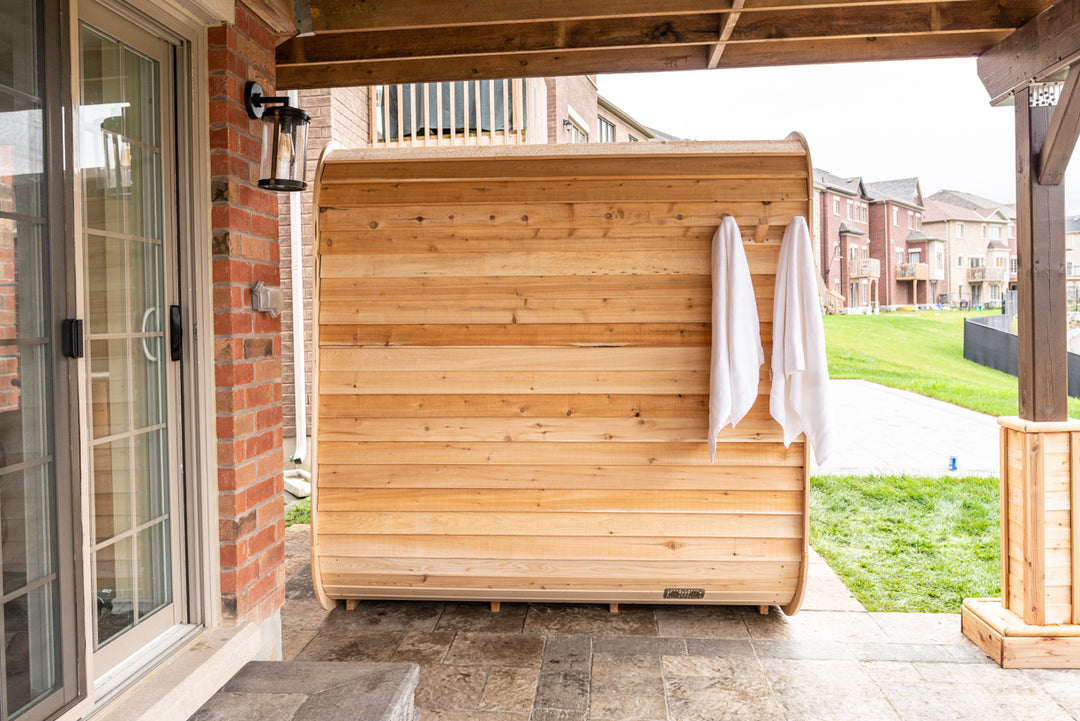 LeisureCraft CT Luna Sauna lifestyle