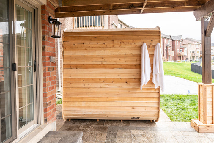 LeisureCraft CT Luna Sauna lifestyle