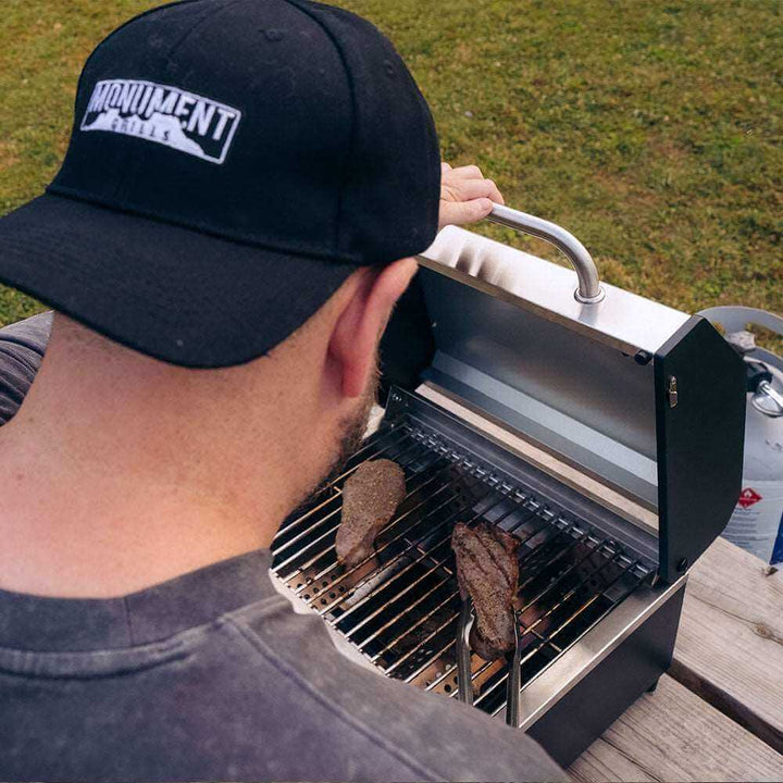 Monument Grills G22 Stainless Steel tabletop Propane Gas Grill